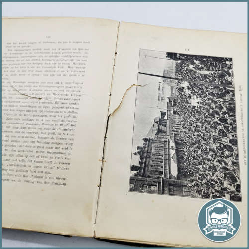 Leather Bound 1900`s Van Amsterdam naar Pretoria. Acht Maanden in Zuid-Afrika!!!