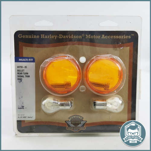 Original Sealed Harley Davidson Bullet Front Turn Signal Trim Ring!!!