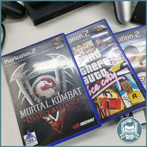 Large Working PlayStation 2, Double Console and Game Collection Bid For All!!!