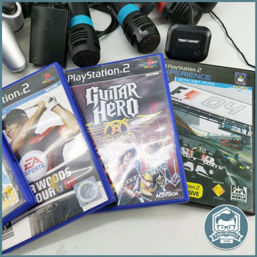 Large Working PlayStation 2, Double Console and Game Collection Bid For All!!!