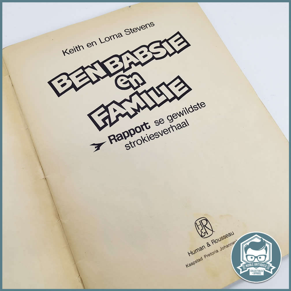 Vintage  BEN BABSIE EN FAMILIE - KEITH & LORNA STEVENS!!!