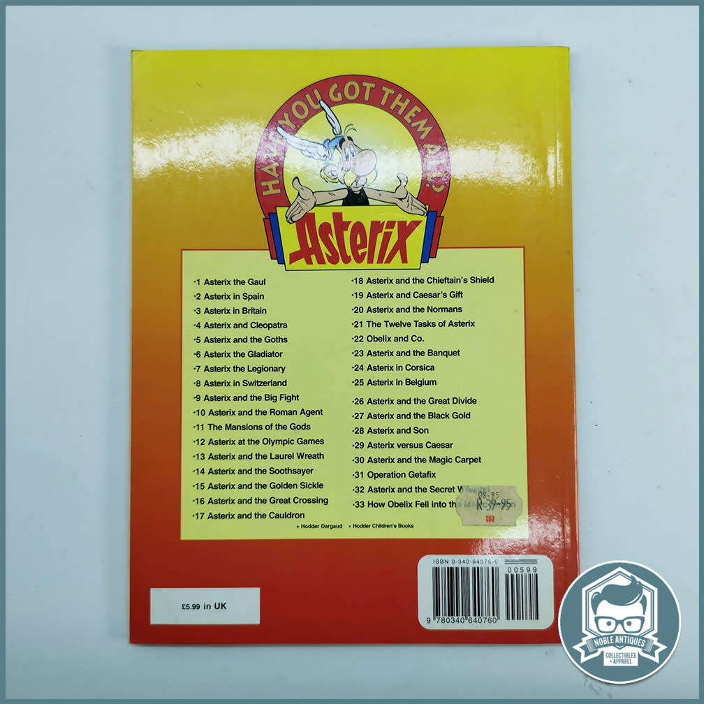 Vintage Asterix Omnibus Books 1, 2 And 3 by René Goscinny!!!