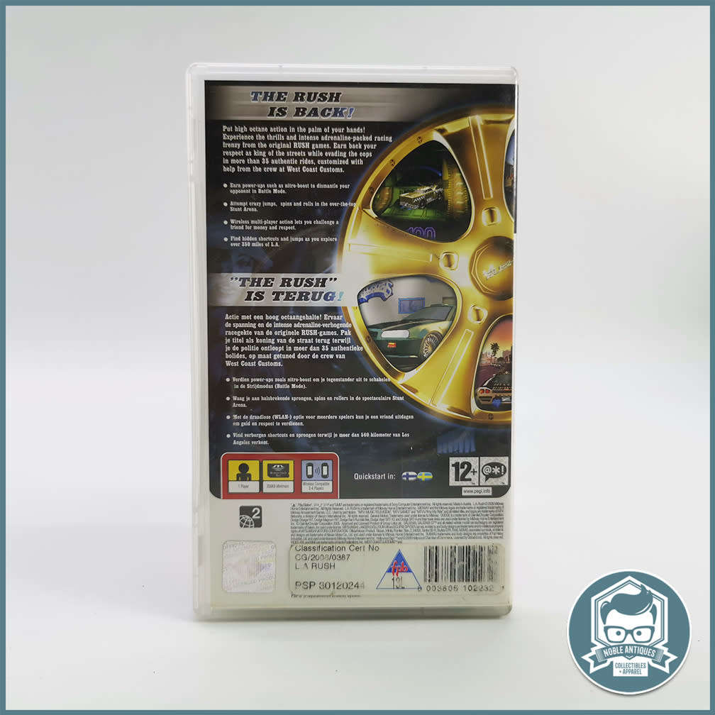PSP L.A. Rush Video game - Fantastic Condition !!!