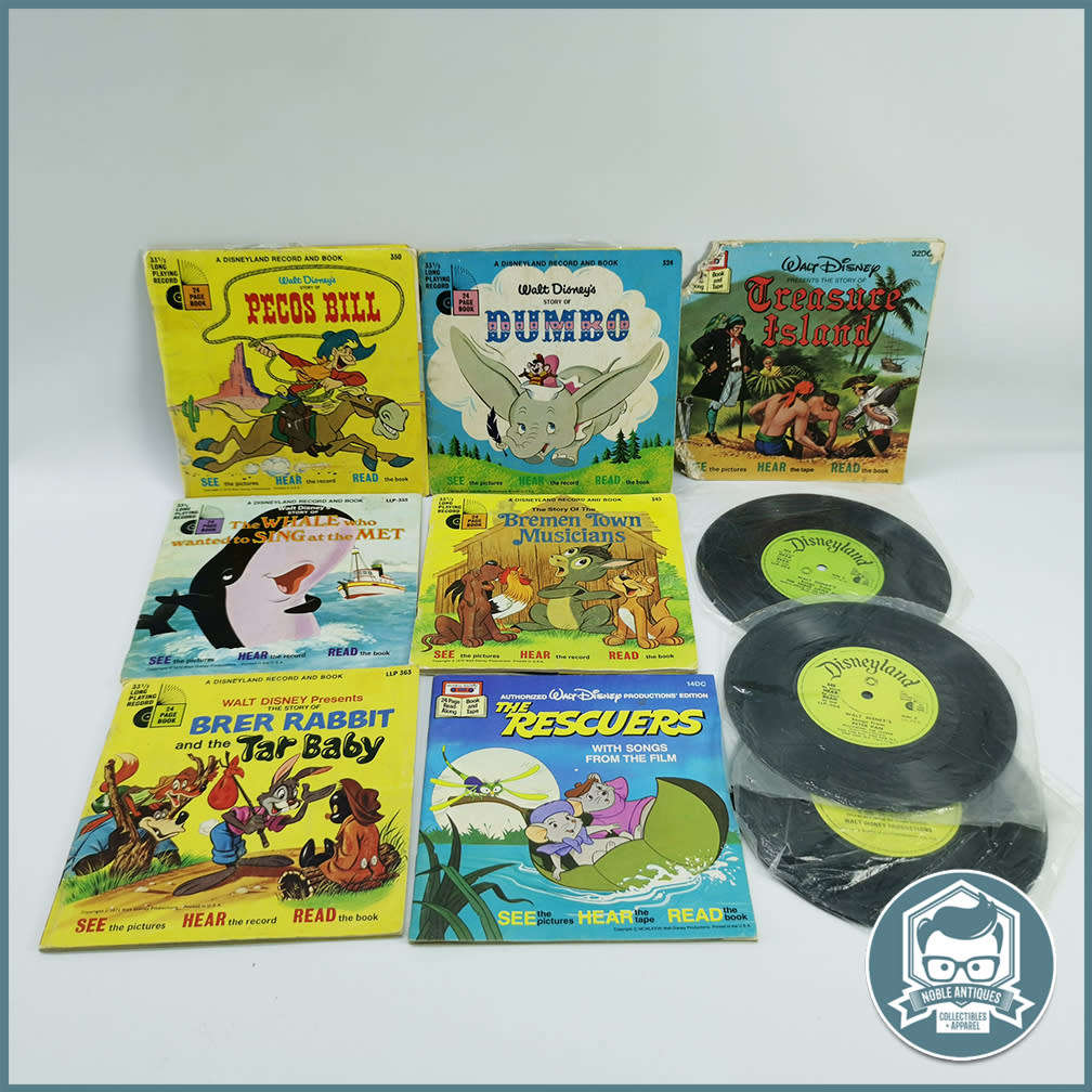 Vintage1960`s Disney Record and Book Collection - Set 2!!!
