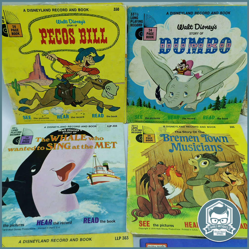 Vintage1960`s Disney Record and Book Collection - Set 2!!!