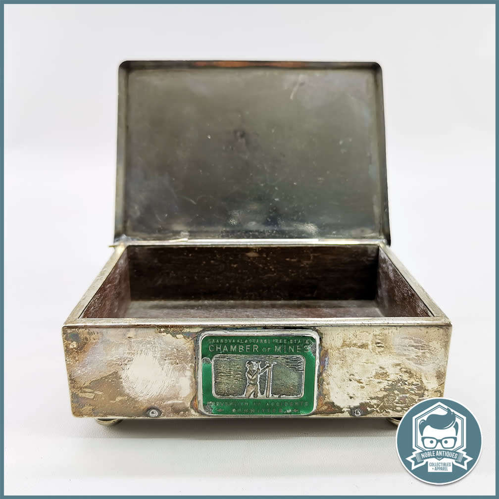 SA Munt (SAM) Sterling mark 1963 Chambers of mines Gift Box!!! Mark Added