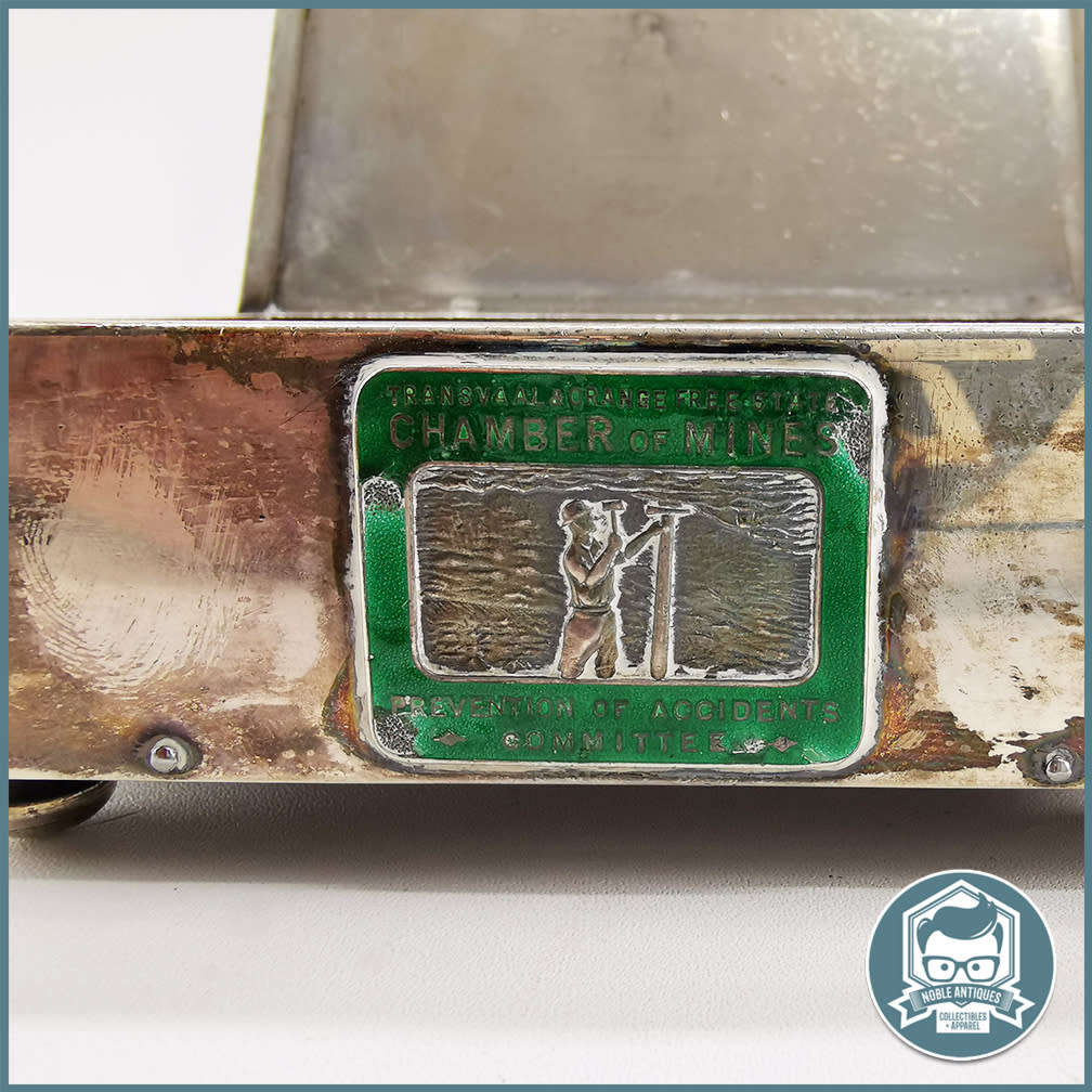 SA Munt (SAM) Sterling mark 1963 Chambers of mines Gift Box!!! Mark Added