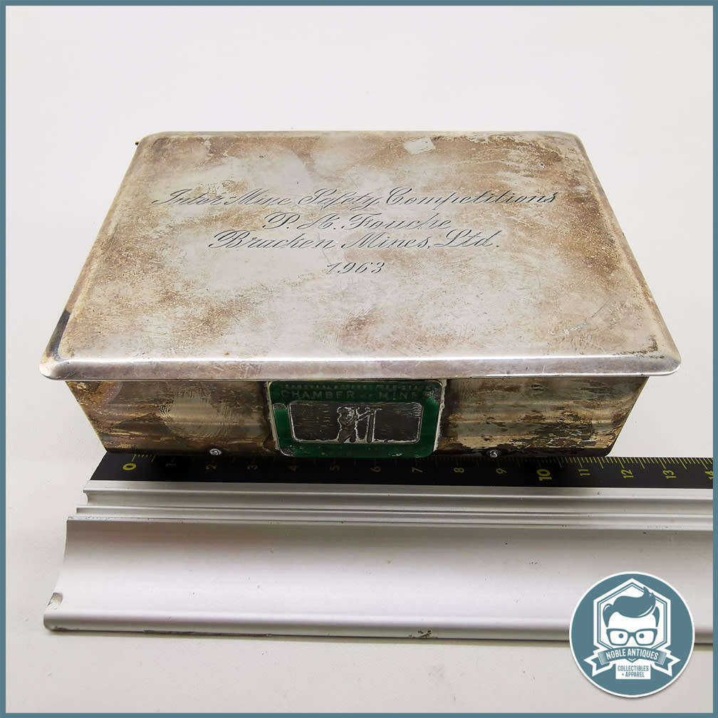 SA Munt (SAM) Sterling mark 1963 Chambers of mines Gift Box!!! Mark Added