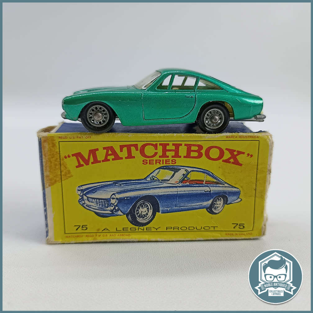 Original Boxed Vintage Die Cast Metal Matchbox `Series` No. 75 Ferrari Berlinetta!!!
