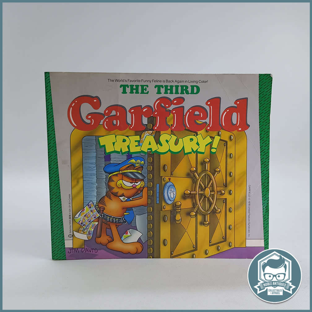 1975 The Third Garfield Treasury! Book by Jim Davis!!!