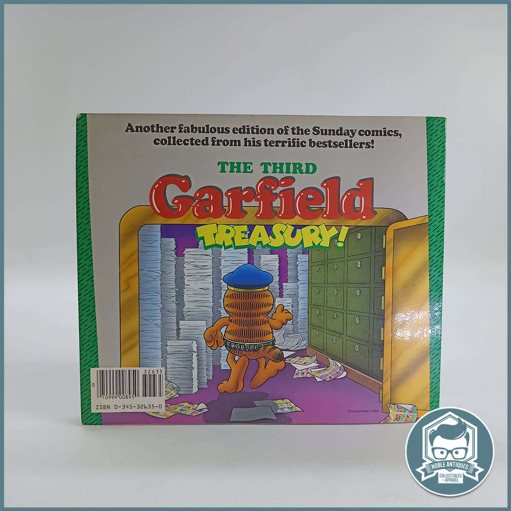 1975 The Third Garfield Treasury! Book by Jim Davis!!!