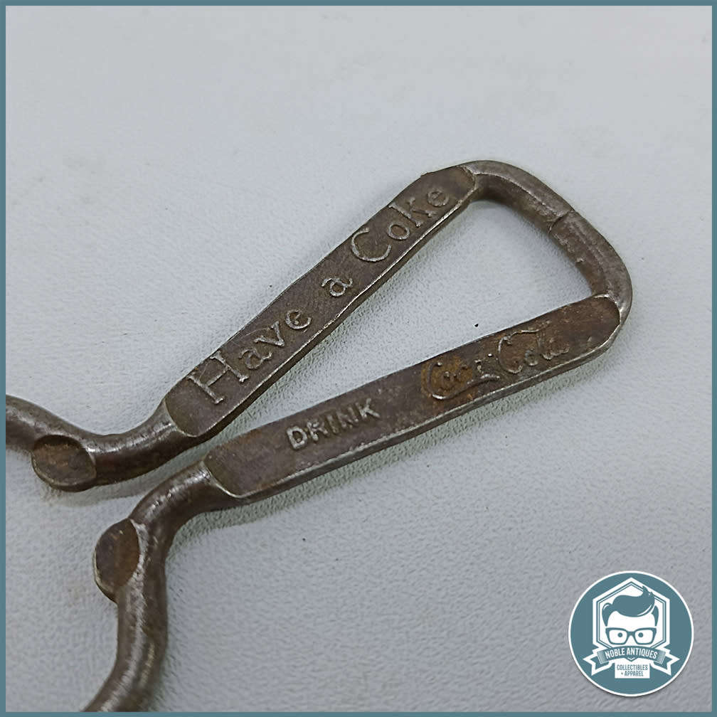 Vintage 1940`s Coca Cola bottle opener `Have A Coke Drink Coca Cola`!!!