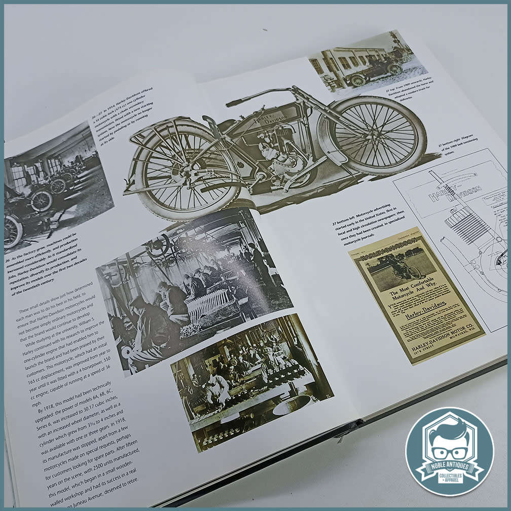 Large Hardcover Table Book: Harley Davidson, a Way of Life, a Hundred Year Old Myth!!!