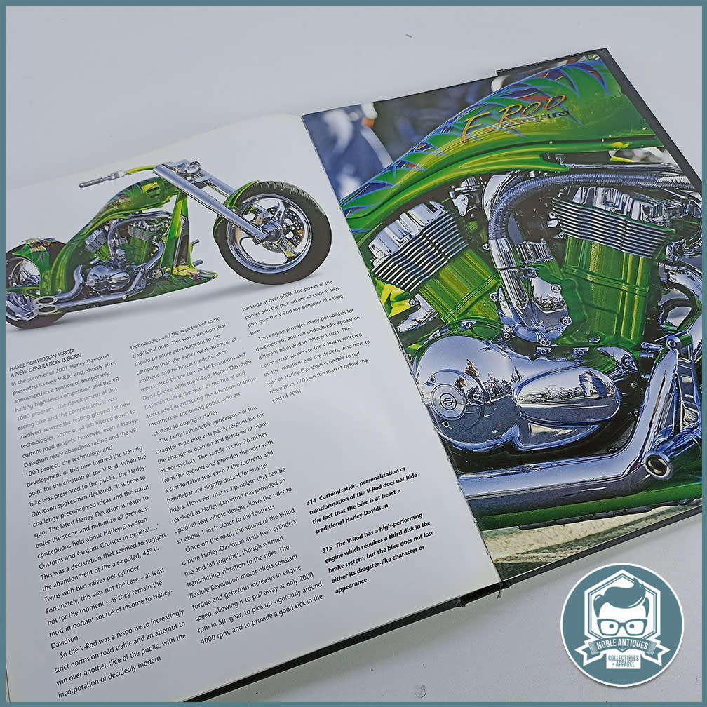 Large Hardcover Table Book: Harley Davidson, a Way of Life, a Hundred Year Old Myth!!!