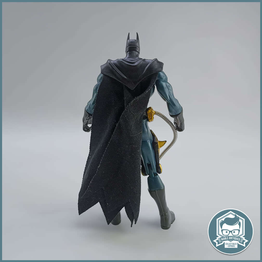 Vintage Batman 2003 Mattel DC Comics Blue black with leg braces Cloth Action Figure!!!!