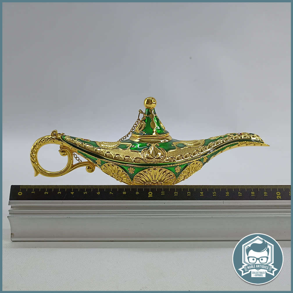 Highly Decorative Enameled Brass Aladdin Magic Lamp!!!