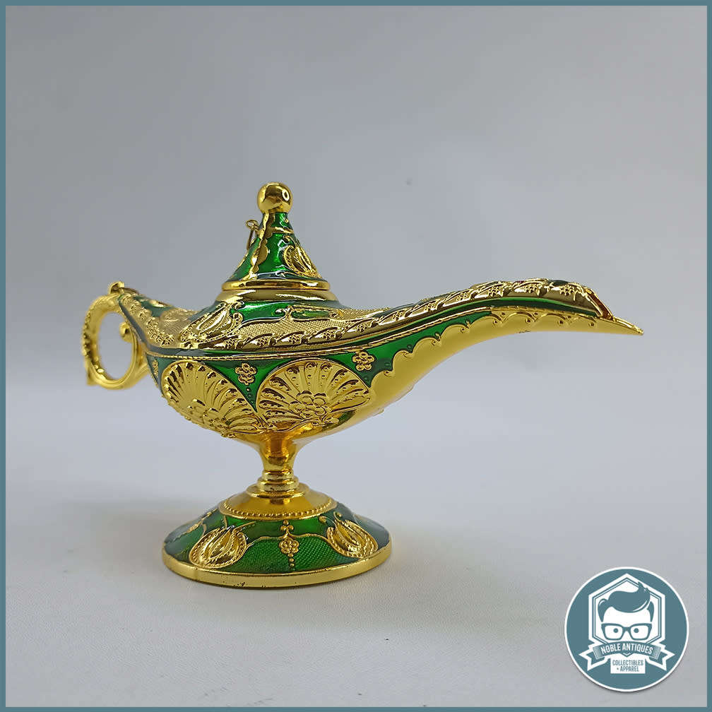 Highly Decorative Enameled Brass Aladdin Magic Lamp!!!