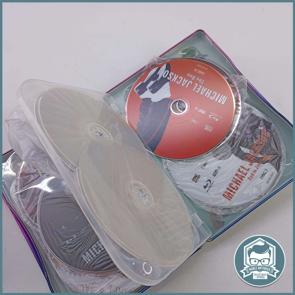The Ultimate Tinned Michael Jackson DVD Music Collection!!!