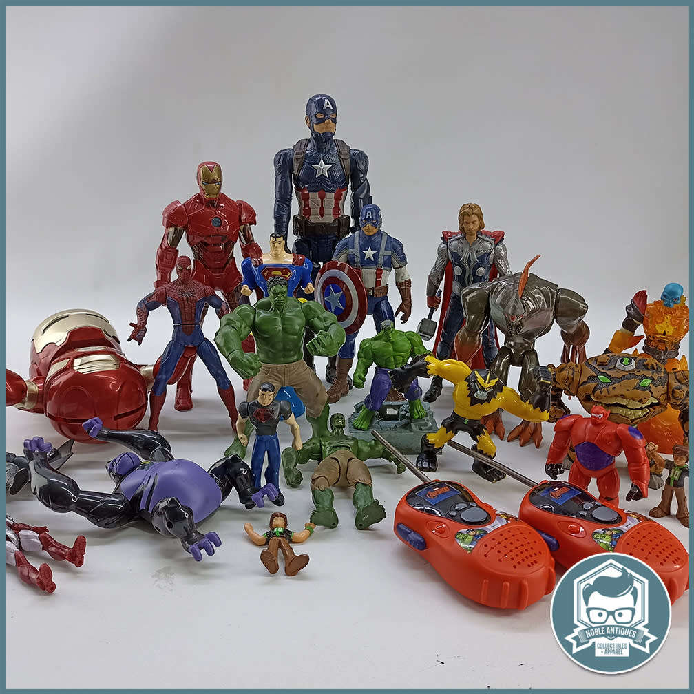 Large Articulated Action and Superhero Figurine Collection - Bid For All!!!