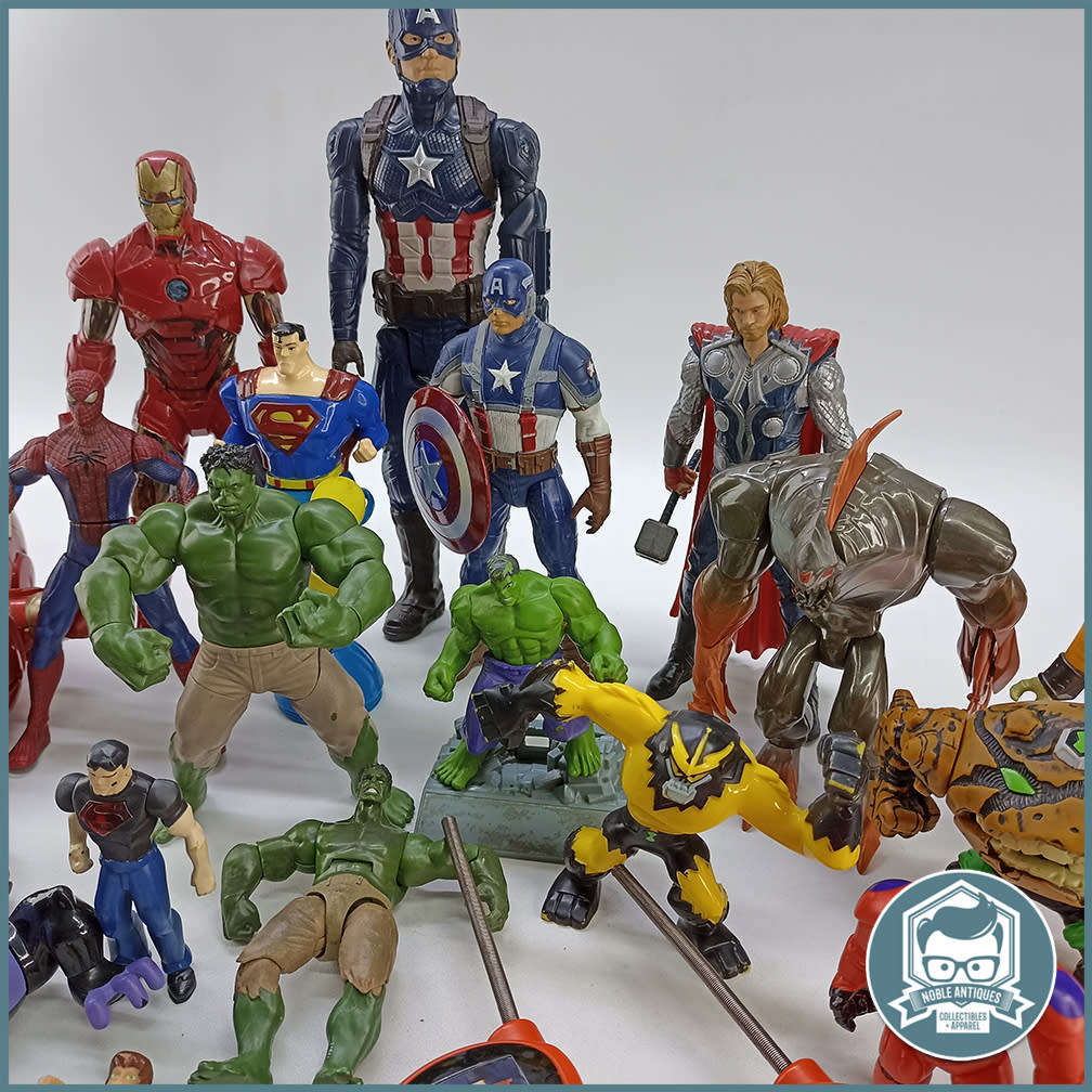Large Articulated Action and Superhero Figurine Collection - Bid For All!!!