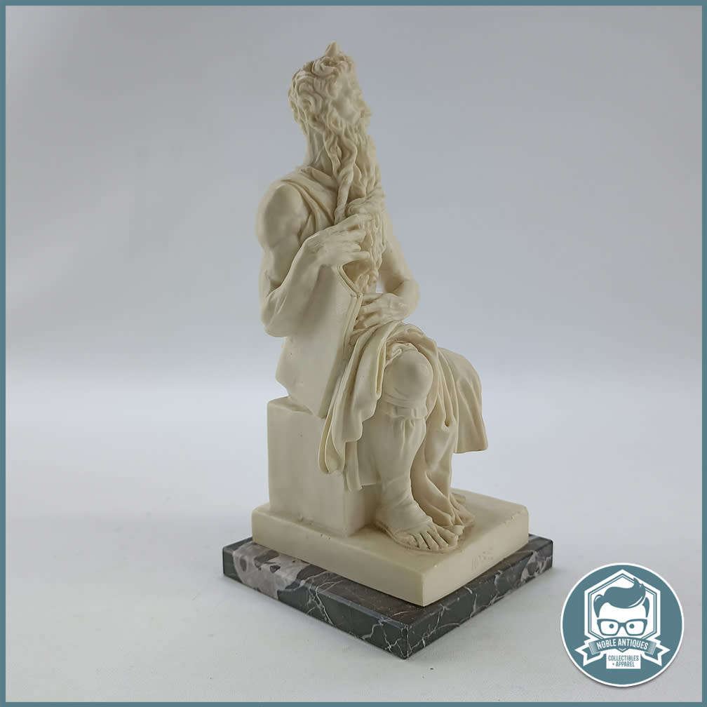 Vintage Michelangelo Mosé Sculpture Signed by A. Santino!!!