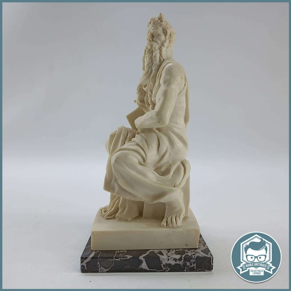 Vintage Michelangelo Mosé Sculpture Signed by A. Santino!!!