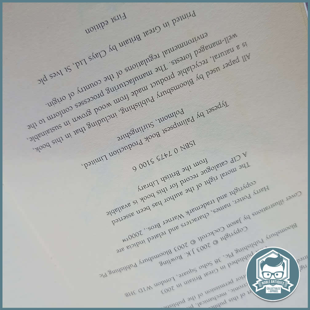 First Edition Harry Potter Collection - Bid For All !!!