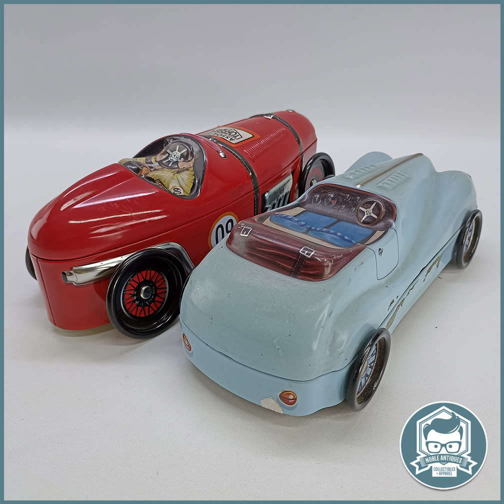 Original COLLECTABLE RACING CAR Tins - Bid For Both!!!