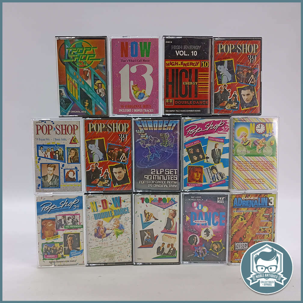 Vintage Dance Cassette Tape Collection - Bid For All