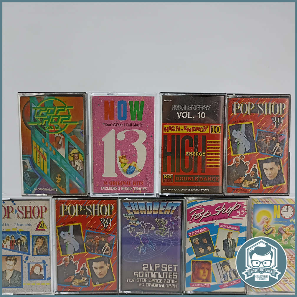 Vintage Dance Cassette Tape Collection - Bid For All