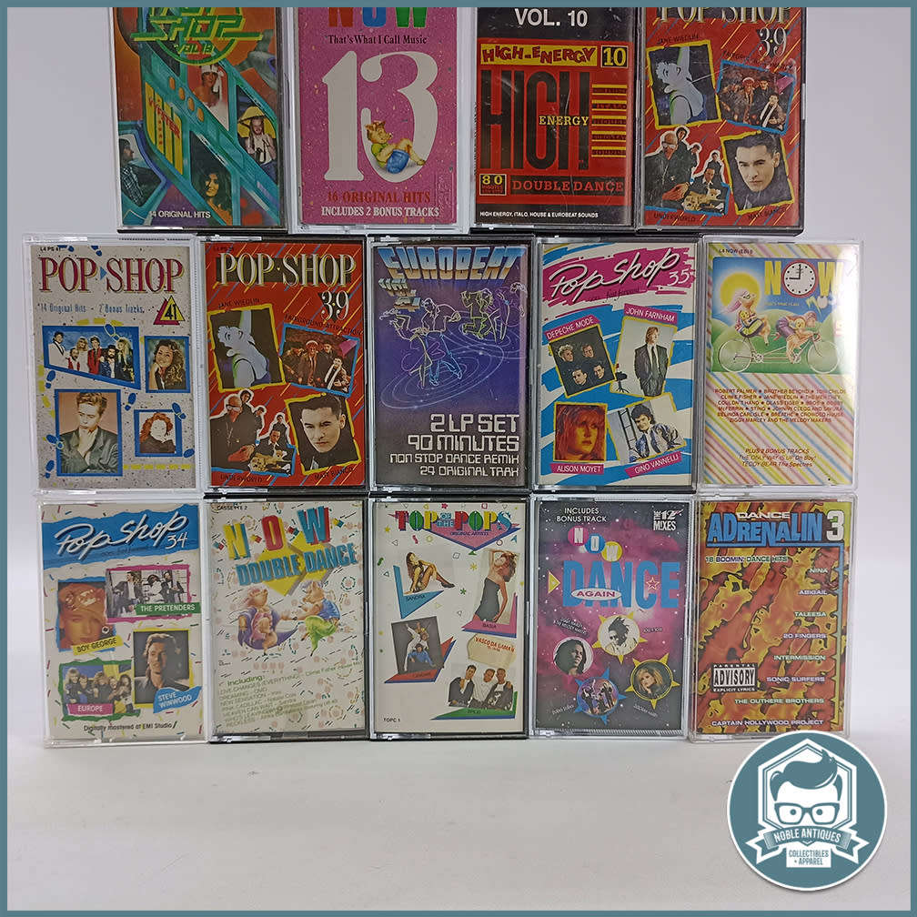 Vintage Dance Cassette Tape Collection - Bid For All