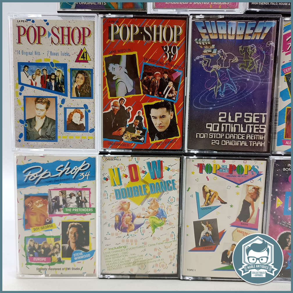 Vintage Dance Cassette Tape Collection - Bid For All