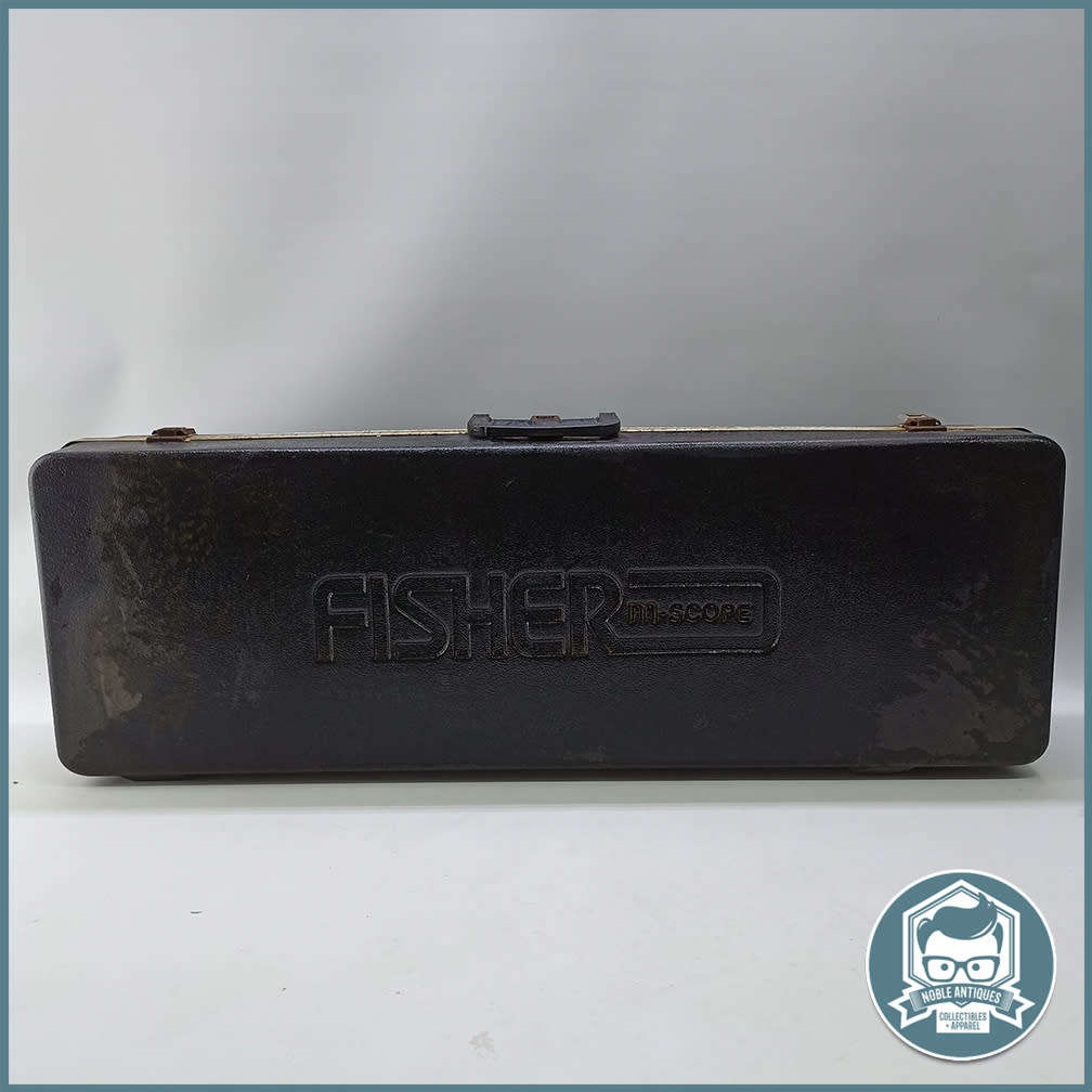 Original Cased Fisher M-Scope Metal Detector - Not Tested!!!