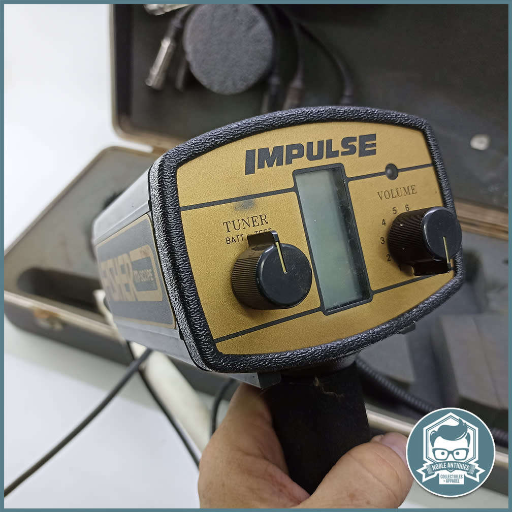 Original Cased Fisher M-Scope Metal Detector - Not Tested!!!
