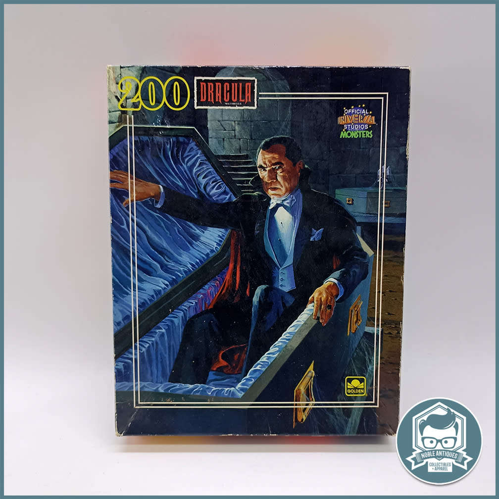 Original Boxed 200 Piece Dracula Puzzle Complete!!!