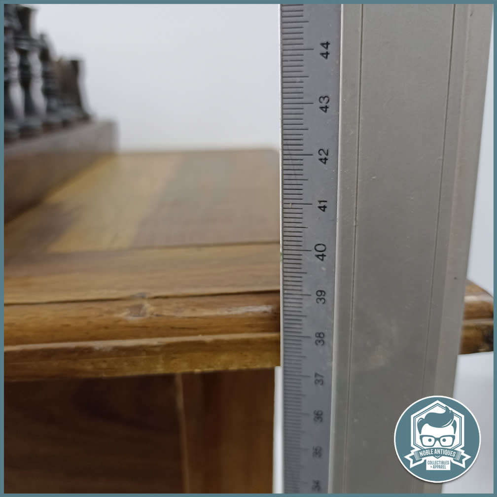 FANTASTIC!!! Hand Crafted Wood and Brass Hinge Chess Table and Travel Table!!! 60cmx50cmx35cm