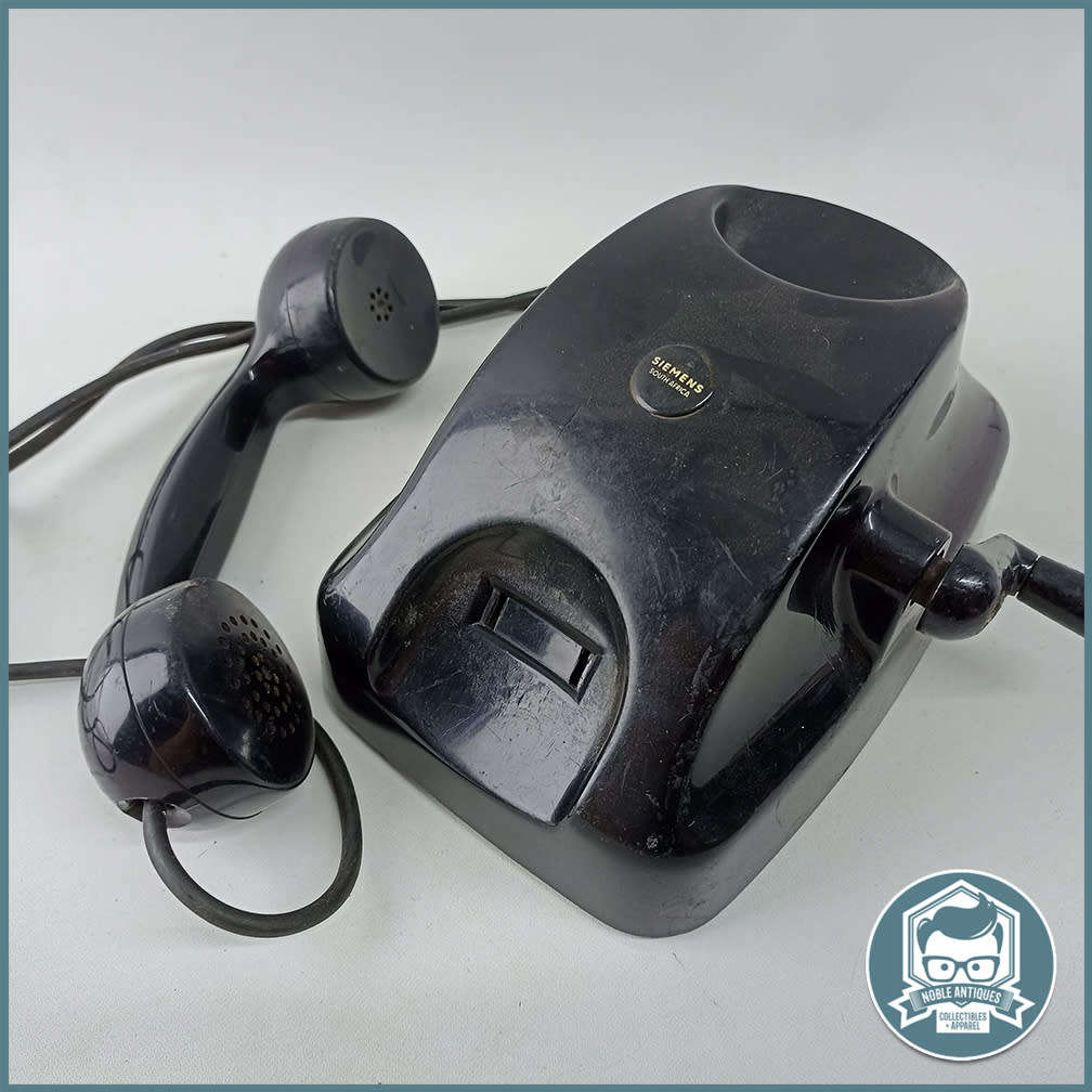 Vintage SIEMENS hand-crank Telephone!!!