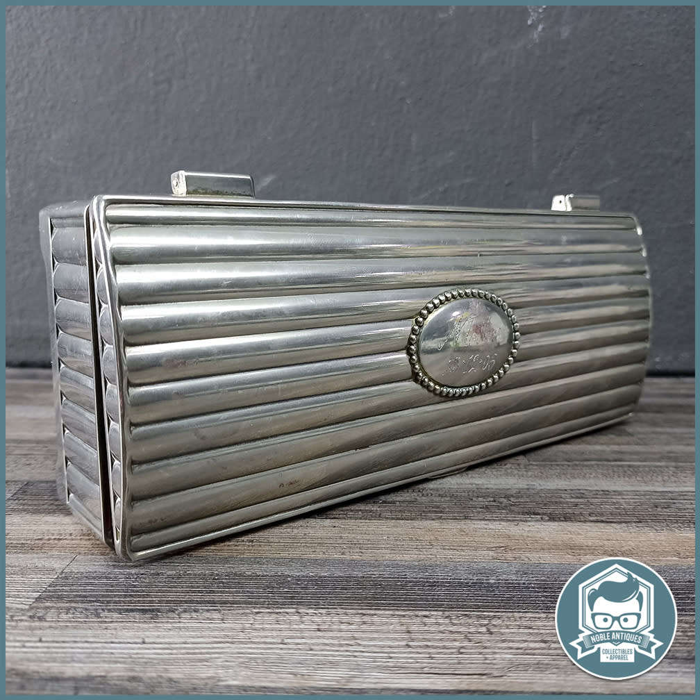 Vintage GODINGER Silver Plate Deco Style Jewelry Box!!!