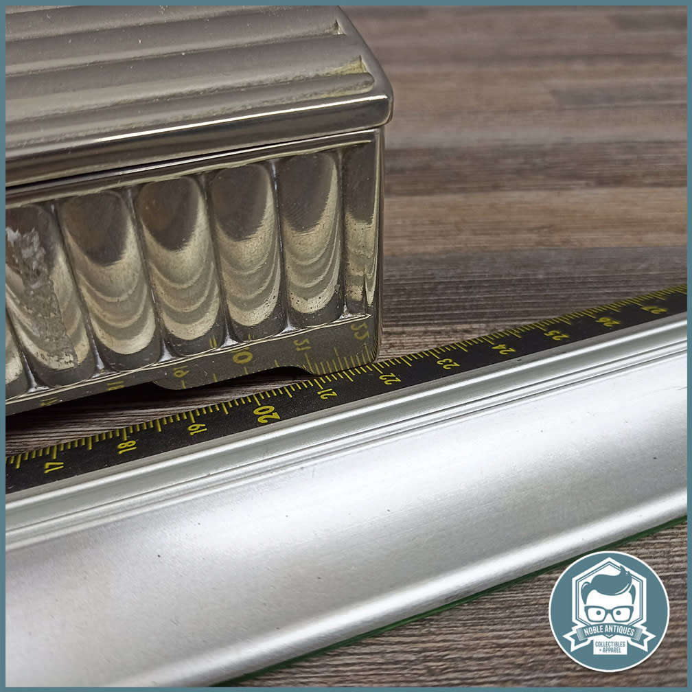 Vintage GODINGER Silver Plate Deco Style Jewelry Box!!!