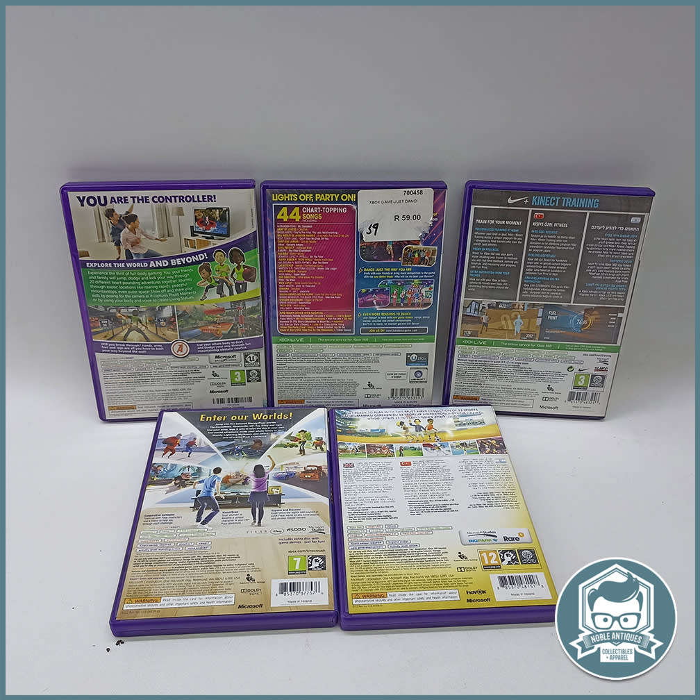 Original Xbox 360 KINECT Game Collection!!!