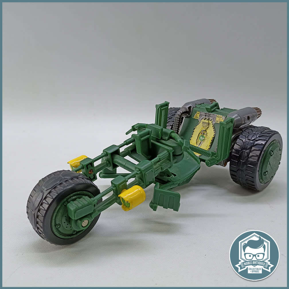 TMNT Teenage Mutant Ninja Turtles Vehicle Playmates Viacom Green Bike Car Moto!!!