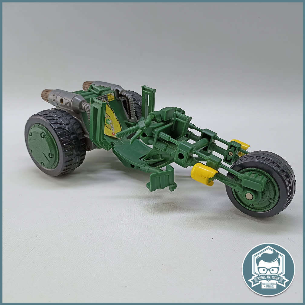 TMNT Teenage Mutant Ninja Turtles Vehicle Playmates Viacom Green Bike Car Moto!!!