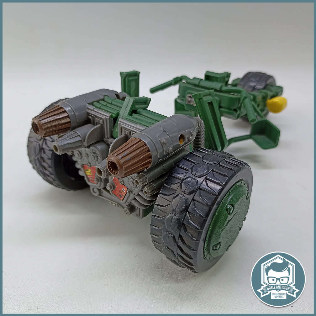 TMNT Teenage Mutant Ninja Turtles Vehicle Playmates Viacom Green Bike Car Moto!!!