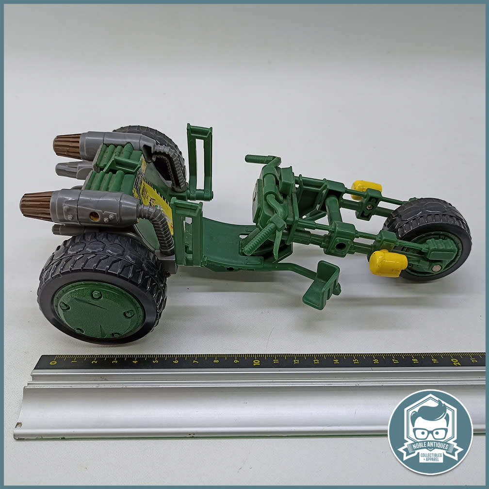 TMNT Teenage Mutant Ninja Turtles Vehicle Playmates Viacom Green Bike Car Moto!!!