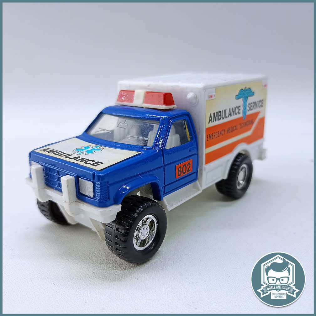 Vintage 19848 Remco Tuff Ones Die-Cast Ambulance!!!