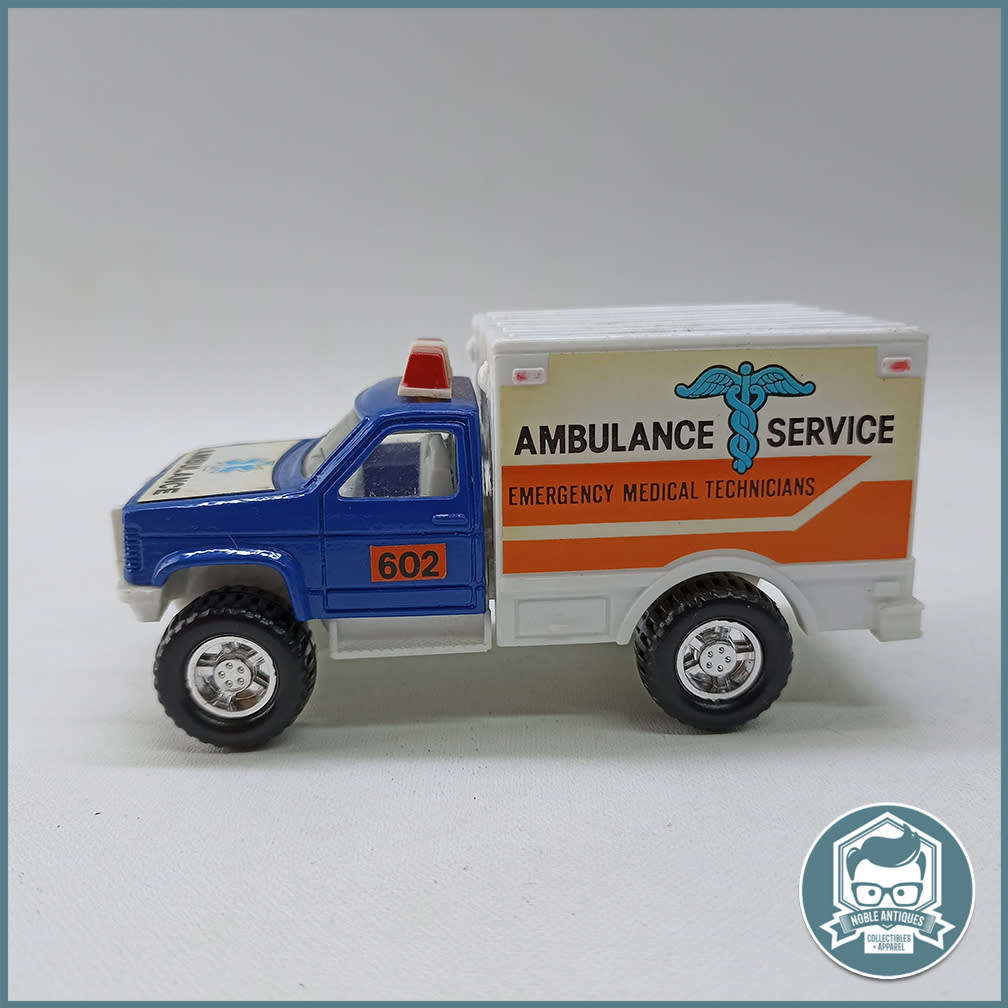 Vintage 19848 Remco Tuff Ones Die-Cast Ambulance!!!