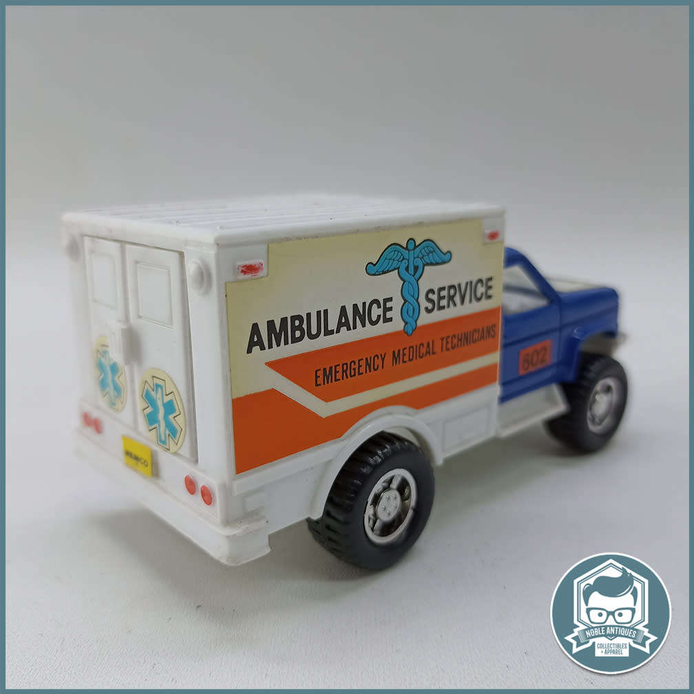 Vintage 19848 Remco Tuff Ones Die-Cast Ambulance!!!