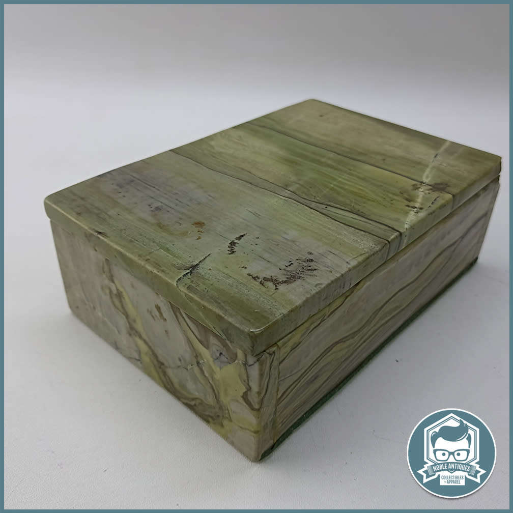 Fantastic!!! Green Marble Jewelry/Trinket Box!!!