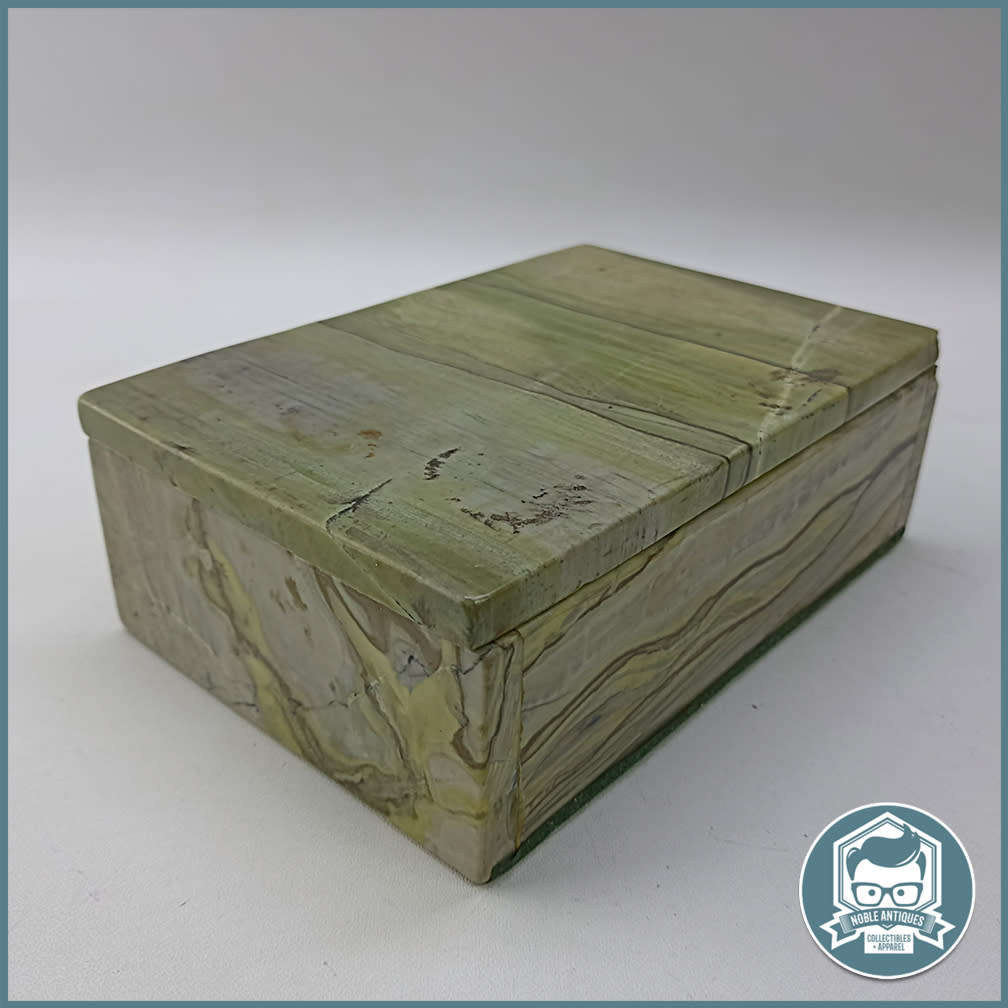 Fantastic!!! Green Marble Jewelry/Trinket Box!!!
