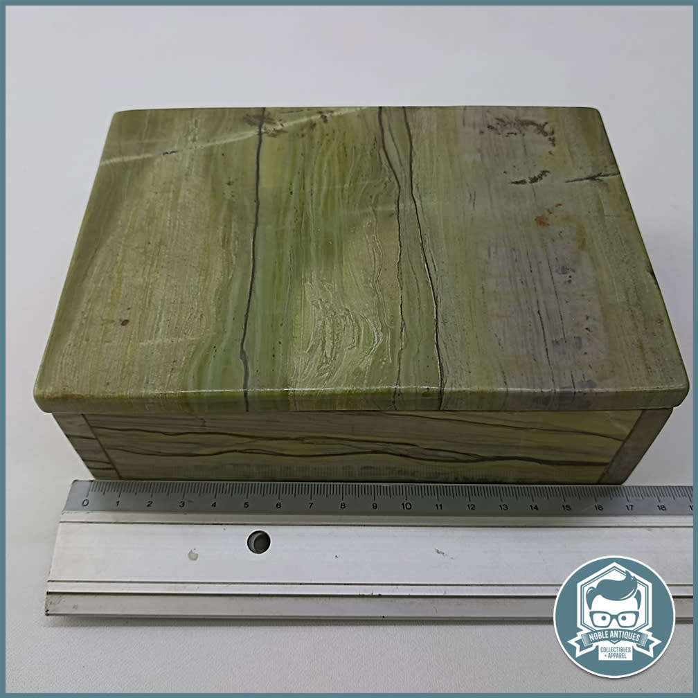 Fantastic!!! Green Marble Jewelry/Trinket Box!!!